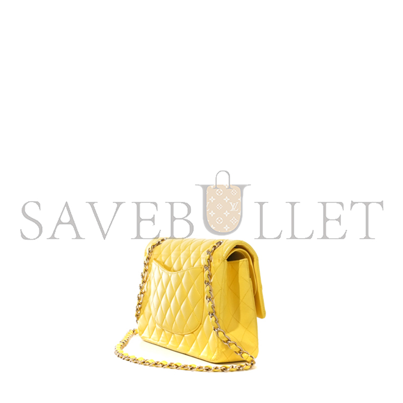 CHANEL YELLOW CLASSIC FLAP MEDIUM A01112 (25.5*15.5*6.5cm)